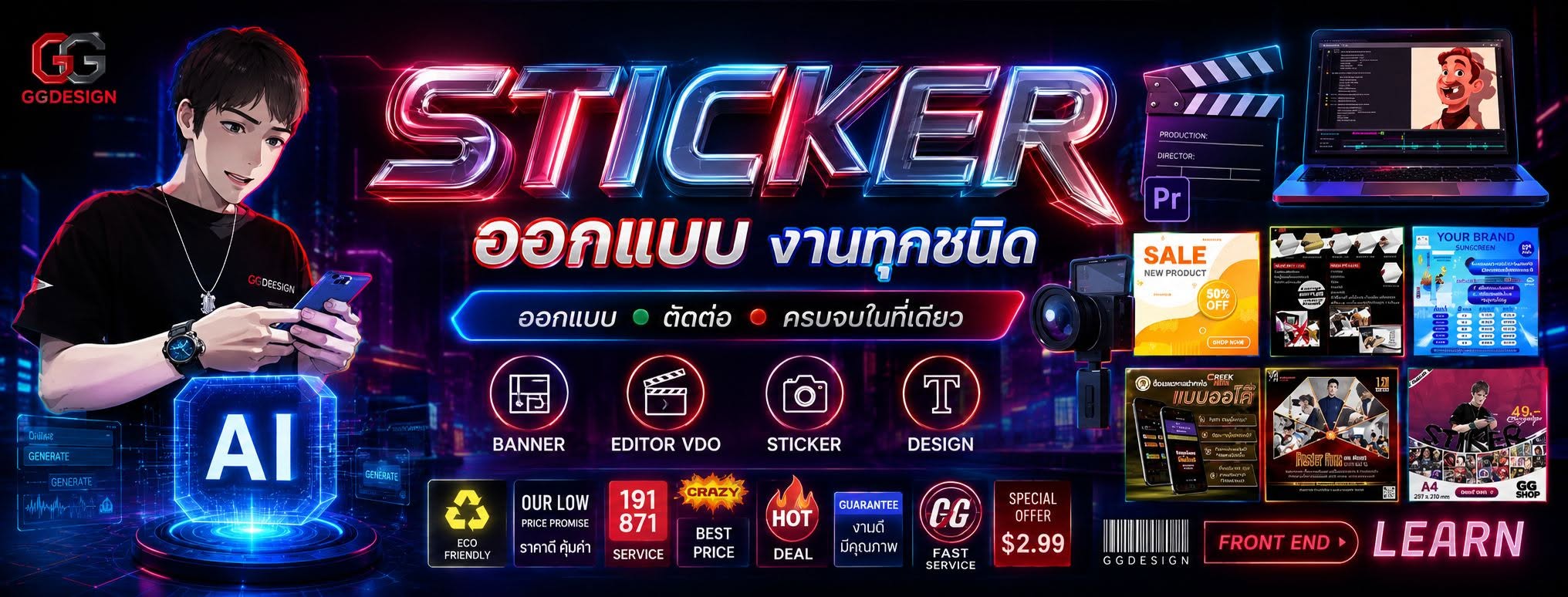 GG DESIGN บริการออกแบบและผลิตสื่อสร้างสรรค์ครบวงจร